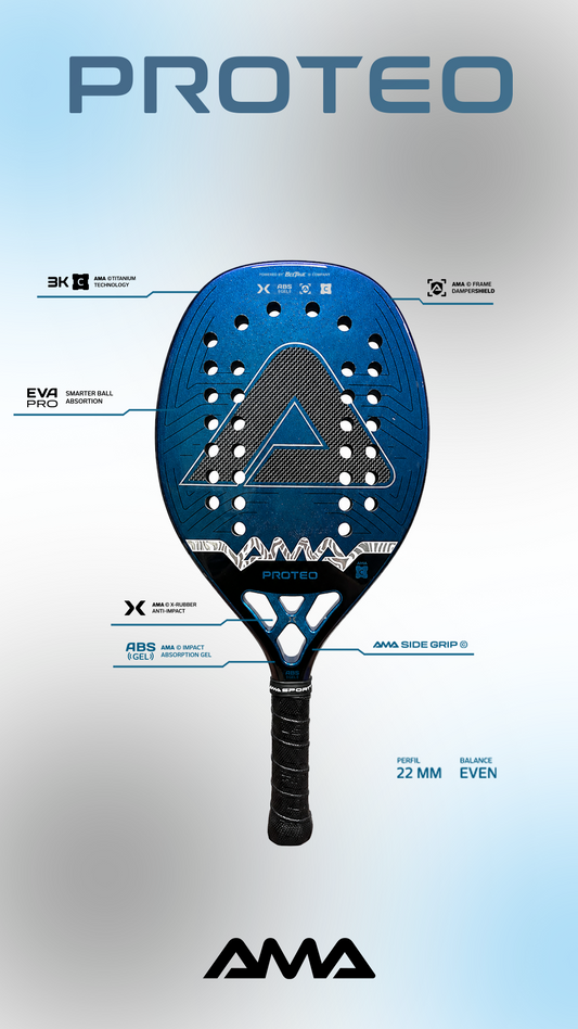 Raquete Beach Tennis Ama Sport Proteos