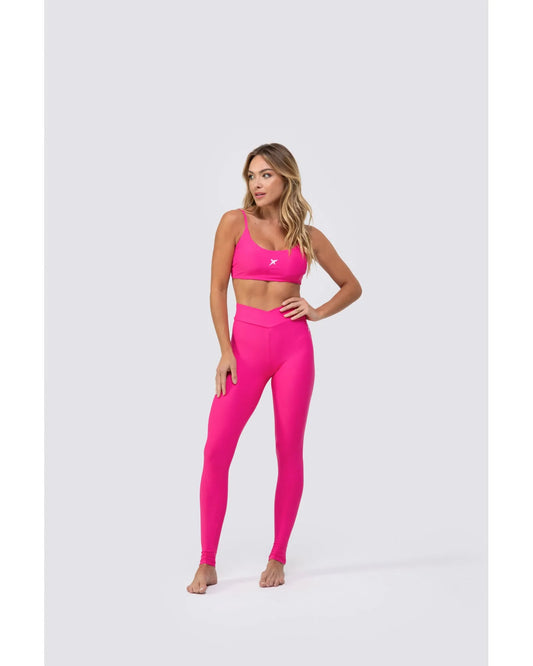 Top alcinha DROP SHOT BASIC - Rosa Neon