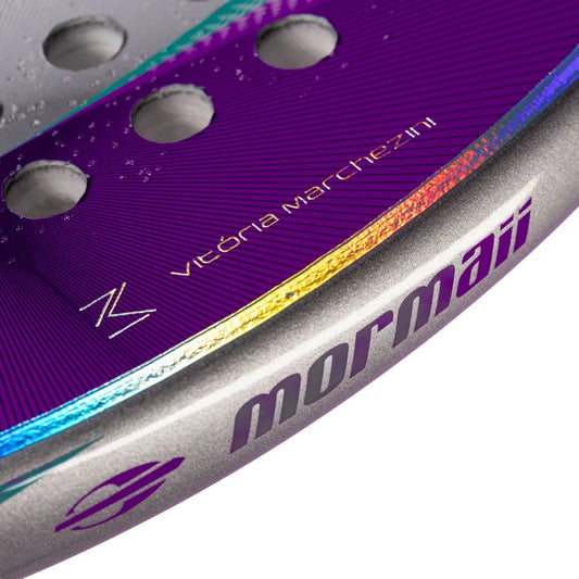 RAQUETE VITORIA MARCHEZINI II BEACH TENNIS MORMAII BRANCO