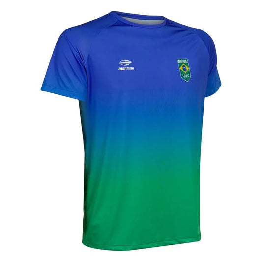 CAMISETA MASCULINA MANGA CURTA DEGRADE TIME BRASIL MORMAII