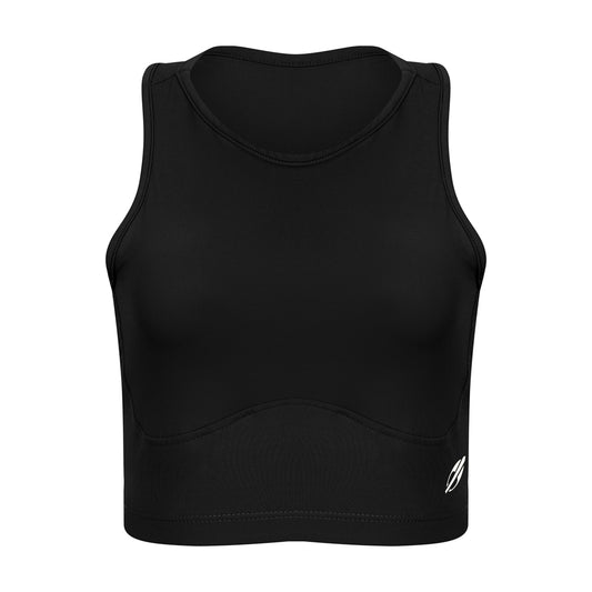 TOP CROPPED FEMININO BEACH SPORTS MORMAII 2900 PRETO