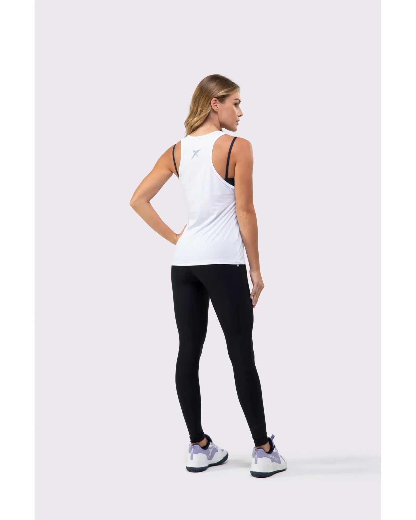 Regata feminina DROP SHOT SILVER 1.0 - Branco