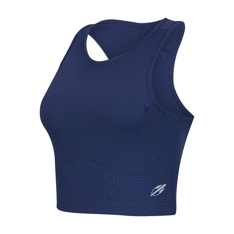 TOP CROPPED FEMININO BEACH SPORTS MORMAII 2900 AZUL MARINHO