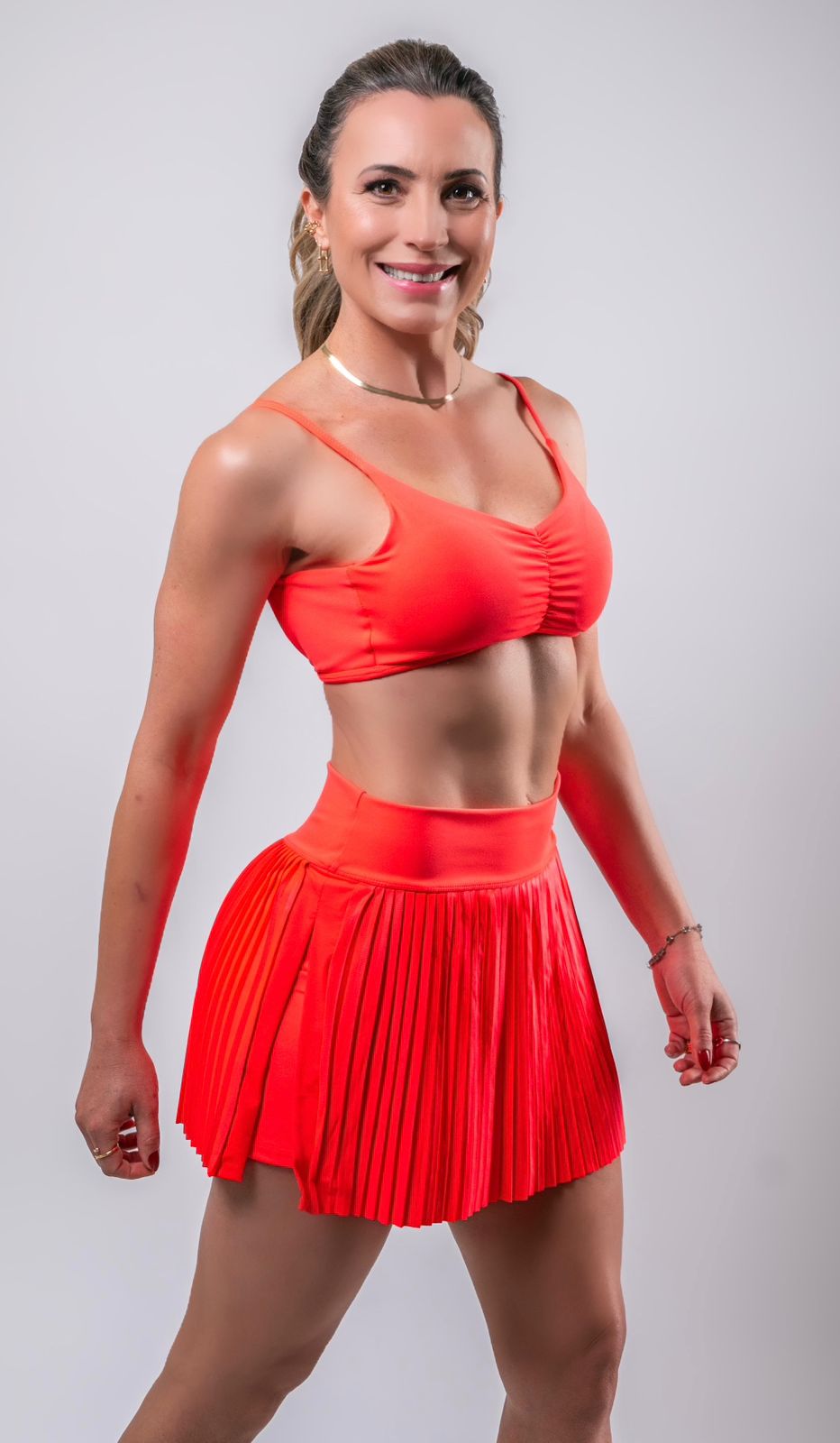 SHORT SAIA PLISSADA - BORA