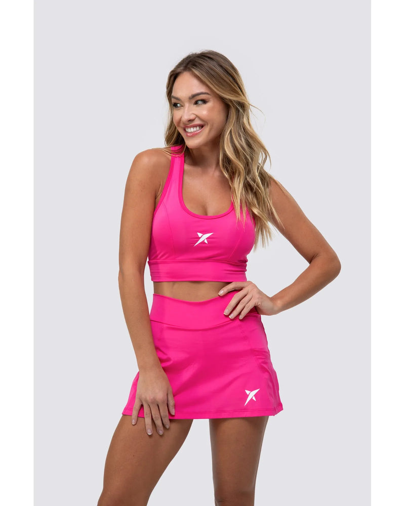 Short Saia DROP SHOT ENJOY - Rosa Neon