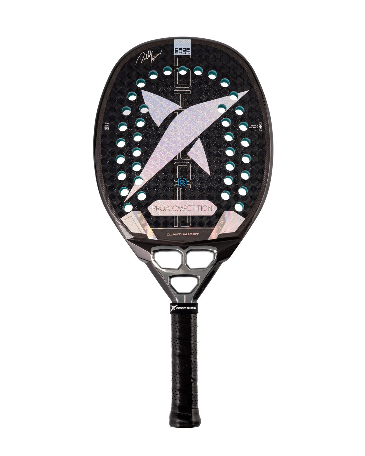 Raquete Beach Tennis Drop Shot Quantum 1.0 BT 12K Pro