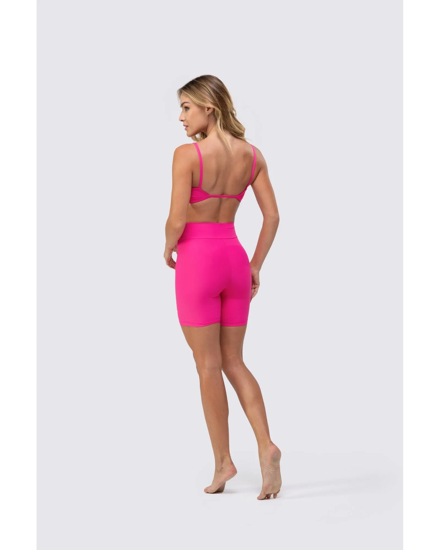 Top alcinha DROP SHOT BASIC - Rosa Neon