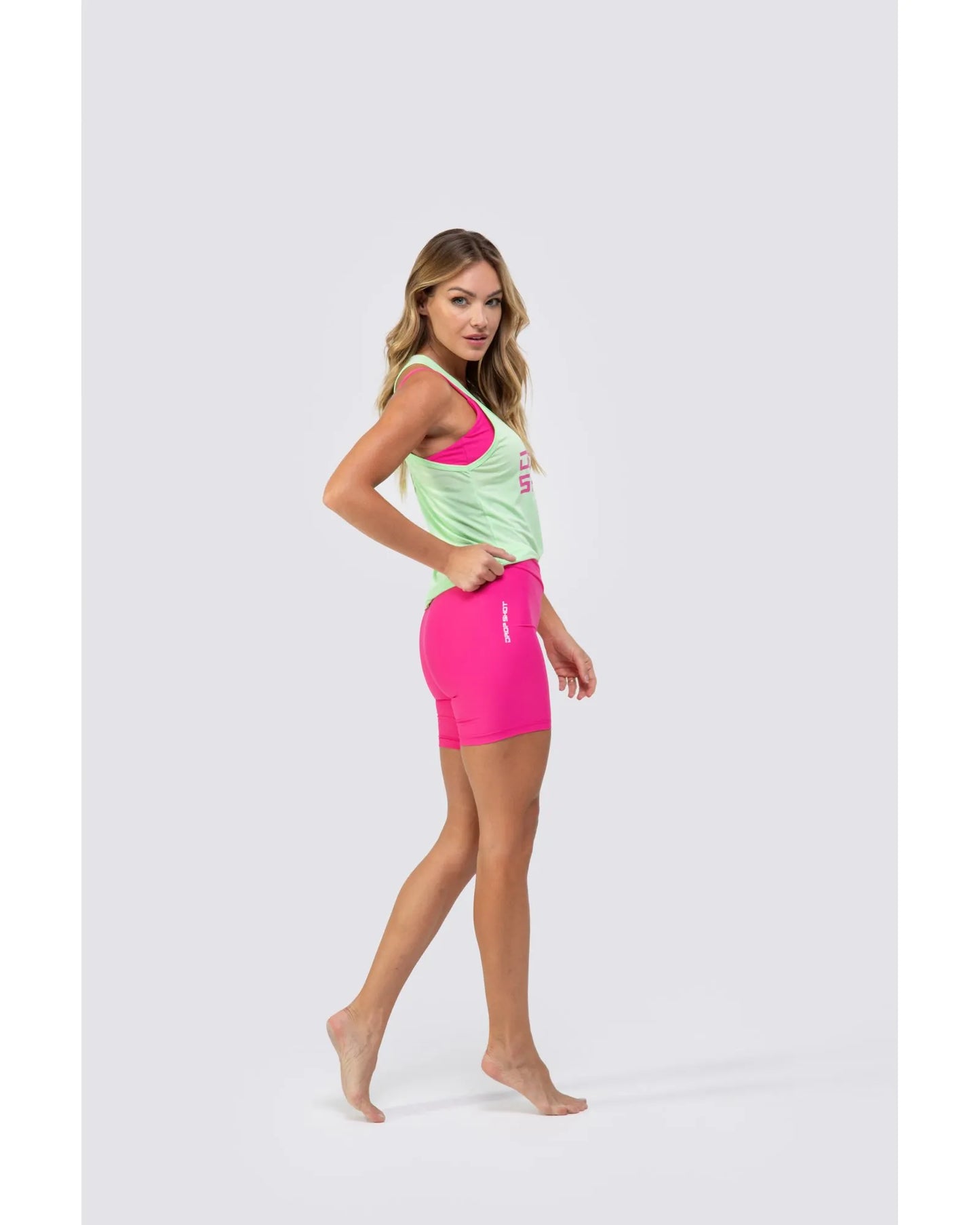 Regata feminina DROP SHOT ENJOY 3.0 - Verde Claro