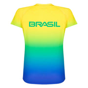 CAMISETA MANGA CURTA FEMININA DEGRADE TIME BRASIL MORMAII 076S