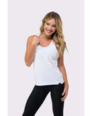 Regata feminina DROP SHOT SILVER 1.0 - Branco