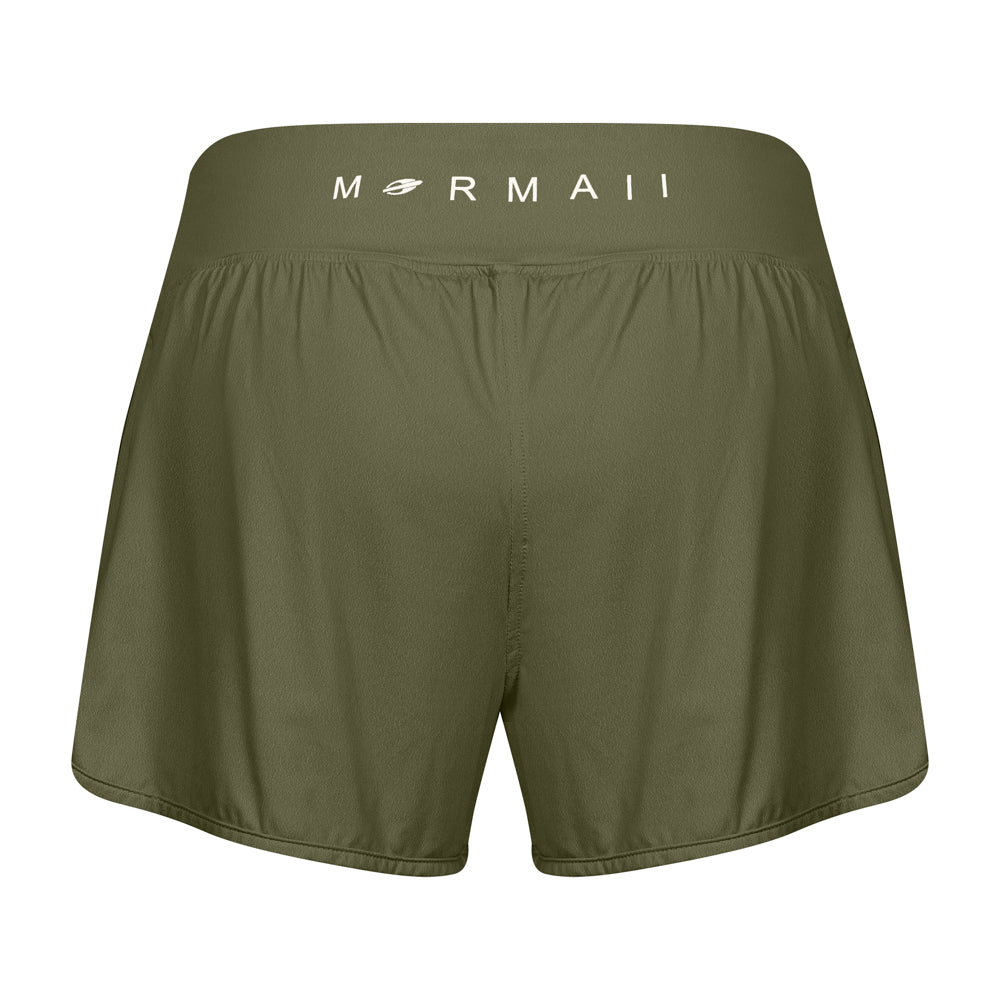 SHORTS DUPLO FEMININO BEACH SPORTS MORMAII 2778B Verde Militar