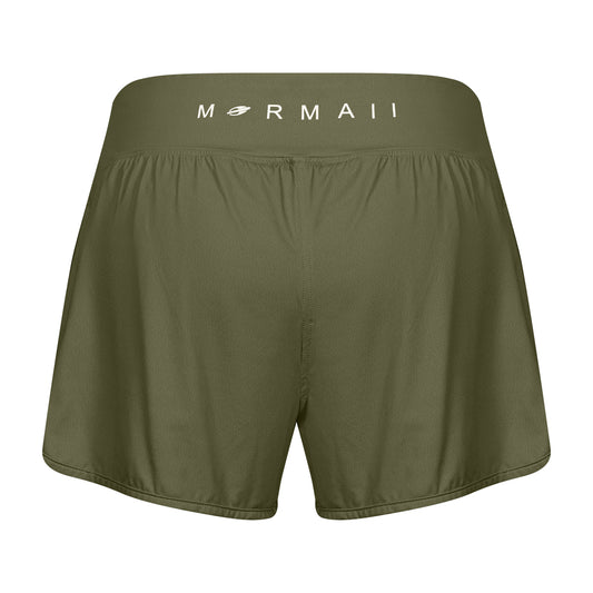 SHORTS DUPLO FEMININO BEACH SPORTS MORMAII 2778B Verde Militar