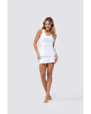 Regata feminina DROP SHOT ENJOY 3.0 - Branco