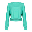 BLUSAO MOLETOM CROPPED BEACH TENNIS VITORIA MARCHEZINI MORMAII 2025 VERDE