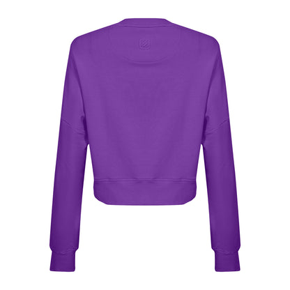 BLUSAO MOLETOM CROPPED BEACH TENNIS VITORIA MARCHEZINI MORMAII 2025 ROXO