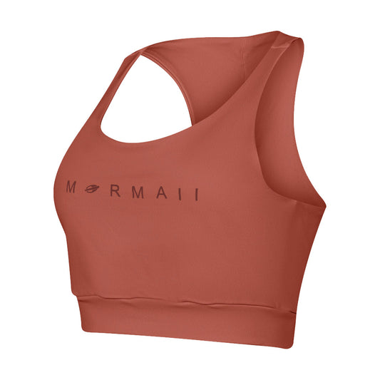 TOP NADADOR FEMININO BEACH SPORT TELA MORMAII 2902 TERRACOTA