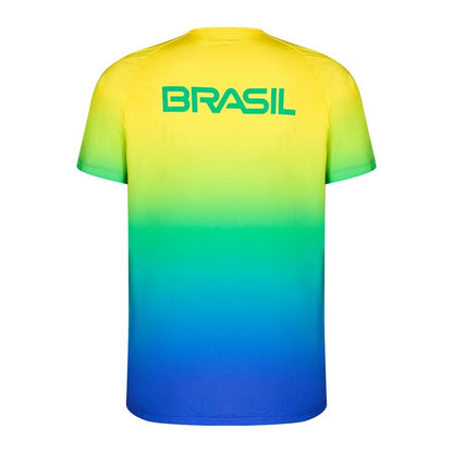 CAMISETA MANGA CURTA MASCULINA DEGRADE TIME BRASIL MORMAII