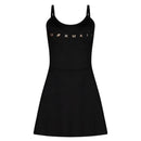 VESTIDO MACAQUINHO LINHA SAMANTHA BARIJAN BEACH TENNIS MORMAII 2025 PRETO