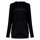 BLUSAO FEMININO COM CAPUZ BEACH TENNIS MORMAII 2951 PRETO