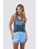 Regata feminina DROP SHOT ENJOY 3.0 - Marinho