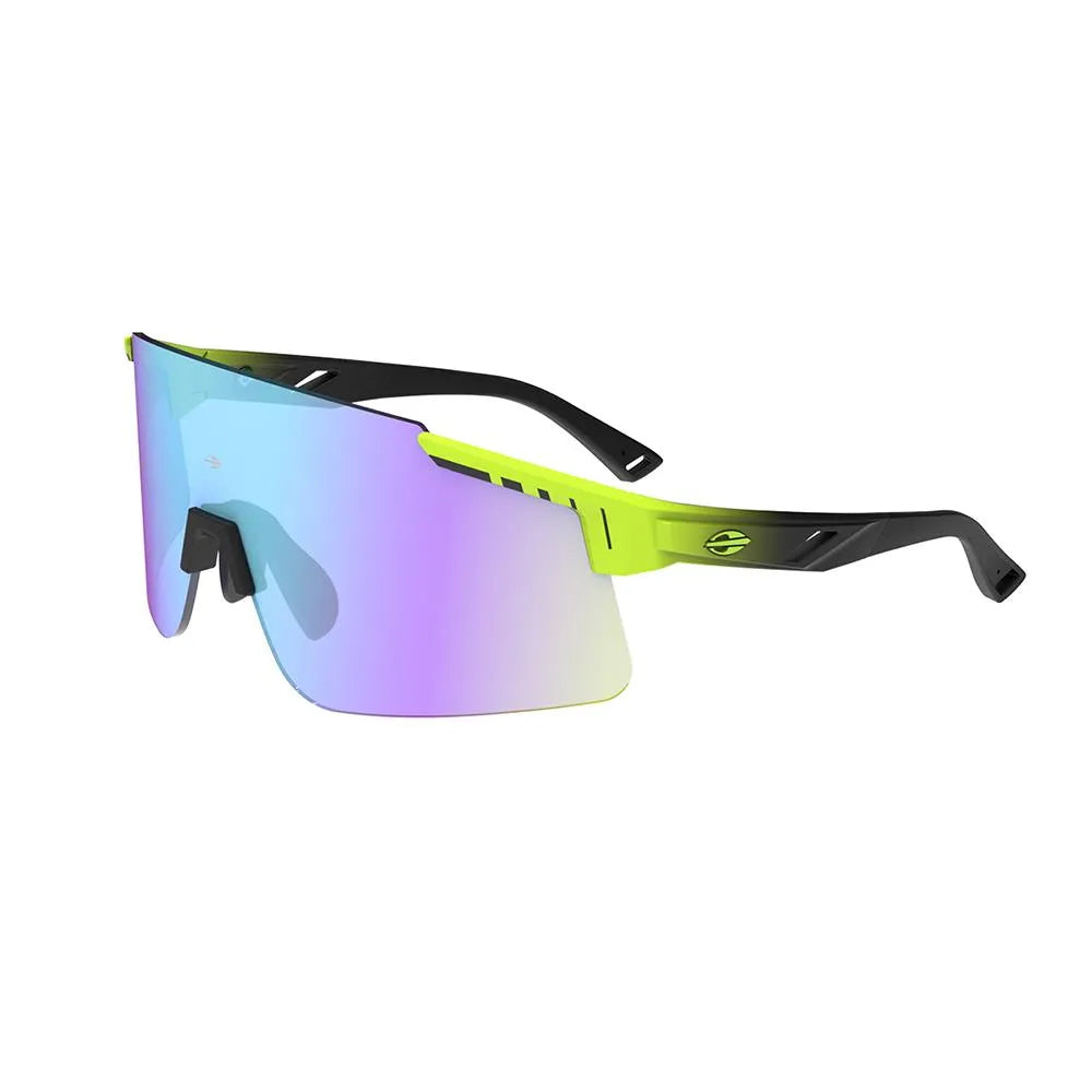 OCULOS SOL MORMAII GRAND TOUR 2 AMARELO FLUOR C/PRETO/L AZUL