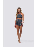 Top DROP SHOT GRETA - Preto/Coral