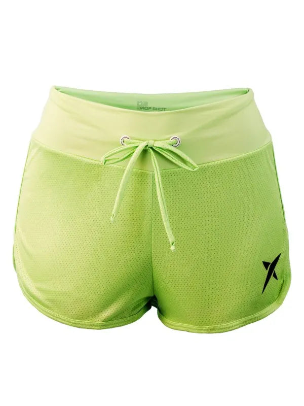 Short duplo DROP SHOT ENJOY 1.0 - Verde Menta