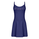 VESTIDO MACAQUINHO VITORIA MARCHEZINI 2025 AZUL MARINHO