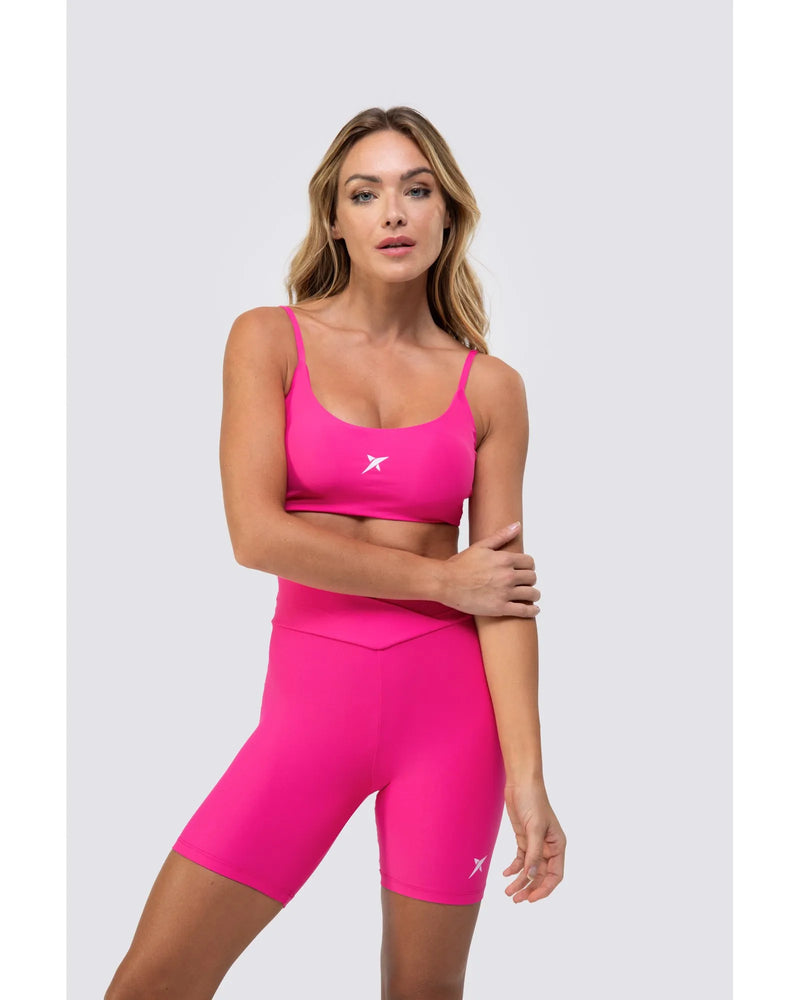 Top alcinha DROP SHOT BASIC - Rosa Neon