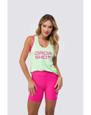 Regata feminina DROP SHOT ENJOY 3.0 - Verde Claro