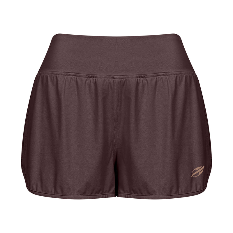 SHORTS DUPLO FEMININO BEACH SPORTS MORMAII 2778B CAFE