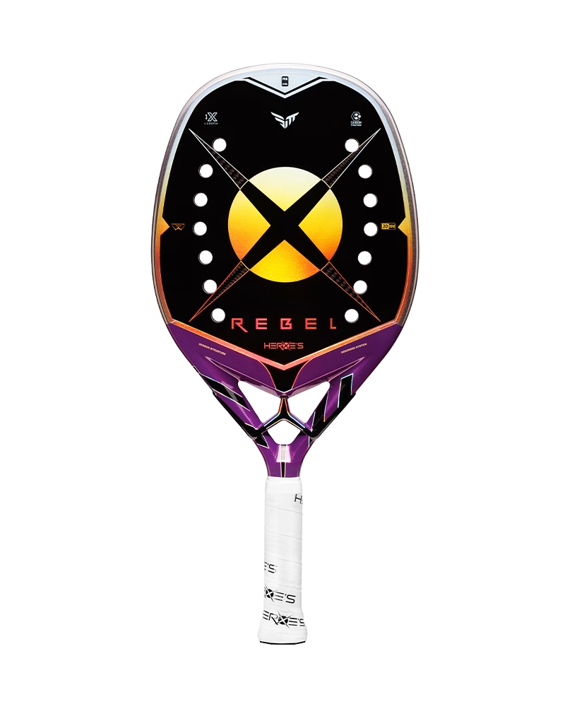 Raquete Beach Tennis REBEL 2026 – Mattia Spoto | Carbono 3K