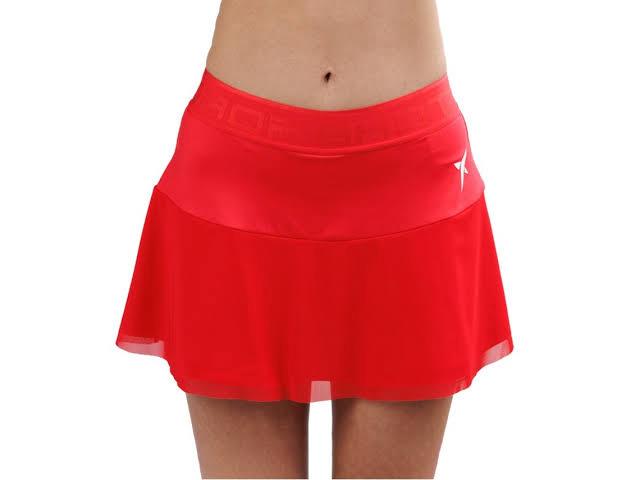 Short saia DROP SHOT CAIMA - Vermelho
