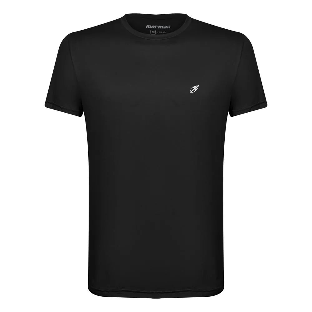 CAMISETA MASCULINA MANGA CURTA BASICA BEACH SPORTS MORMAII 2790 PRETO