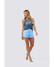 Regata feminina DROP SHOT ENJOY 3.0 - Marinho