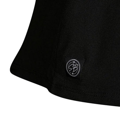 VESTIDO MACAQUINHO LINHA SAMANTHA BARIJAN BEACH TENNIS MORMAII 2025 PRETO