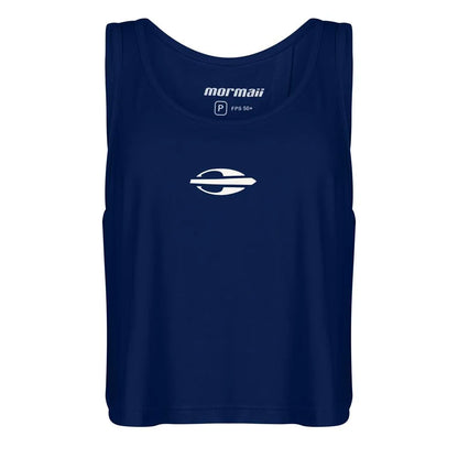 REGATA FEMININA CROPPED BEACH SPORTS MORMAII 2776 AZUL MARINHO
