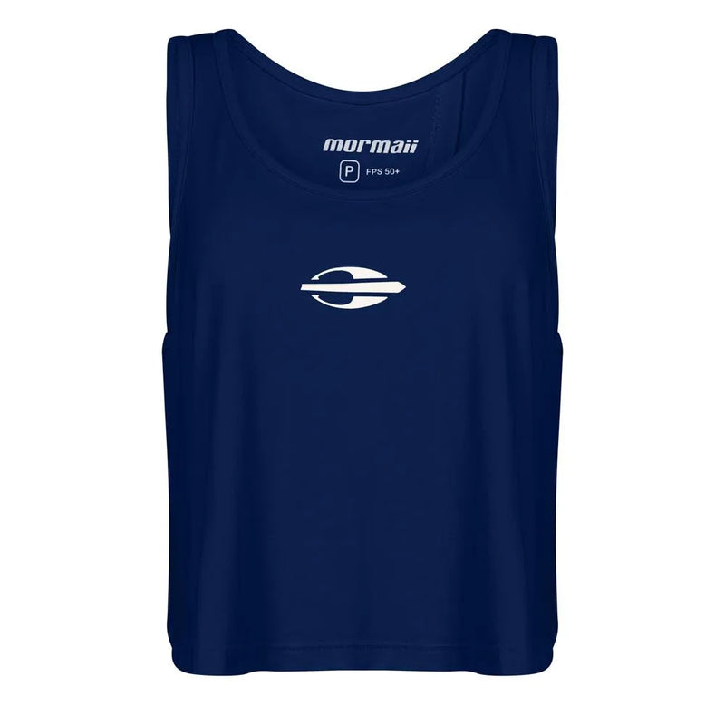 REGATA FEMININA CROPPED BEACH SPORTS MORMAII 2776 AZUL MARINHO
