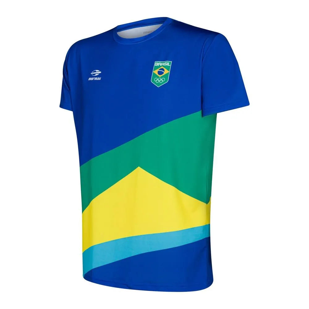 CAMISETA MANGA CURTA  MASCULINA PODIUM TIME BRASIL MORMAII