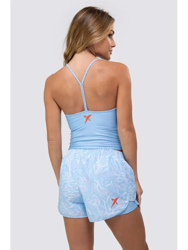 Short duplo DROP SHOT NICOLE 3.0 - Azul