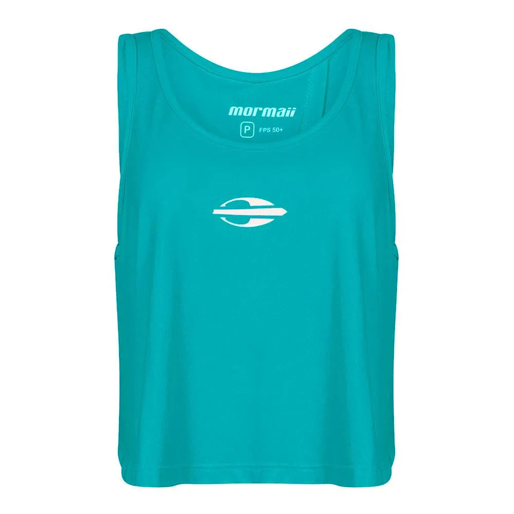 REGATA FEMININA CROPPED BEACH SPORTS MORMAII 2776 TURQUEZA