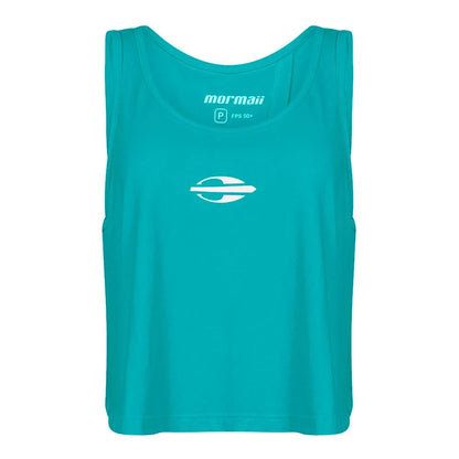 REGATA FEMININA CROPPED BEACH SPORTS MORMAII 2776 TURQUEZA