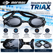 Óculos de Natação Mormaii Triax Antiembaçante Proteção UV