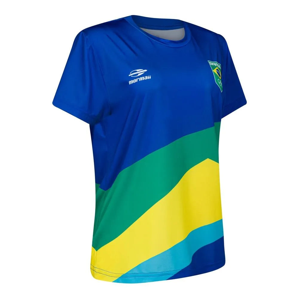 CAMISETA MANGA CURTA FEMININA PODIUM TIME BRASIL MORMAII