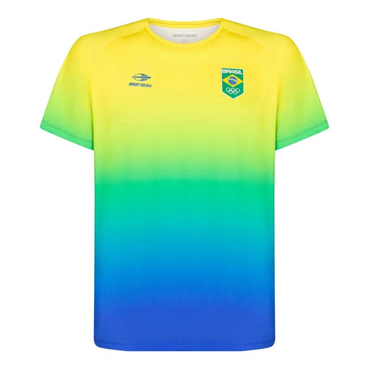 CAMISETA MANGA CURTA MASCULINA DEGRADE TIME BRASIL MORMAII
