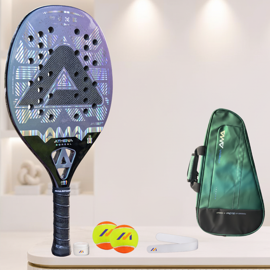 Raquete Beach Tennis AMA Athena Boreal Colors Collection 3K