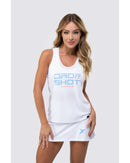 Regata feminina DROP SHOT ENJOY 3.0 - Branco