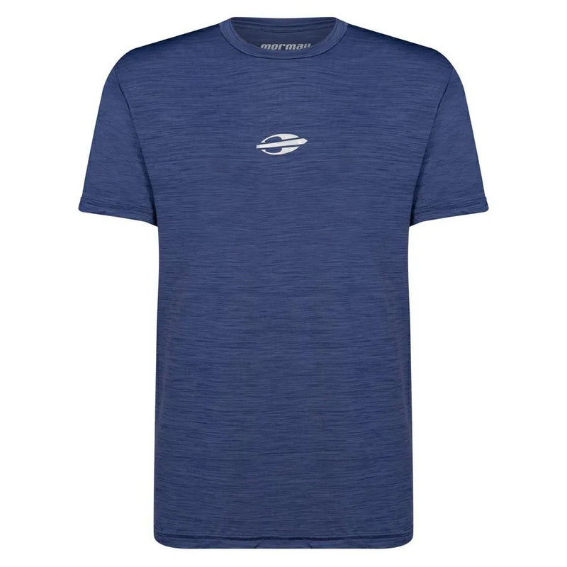 CAMISETA MASCULINA MANGA CURTA MESCLA BEACH SPORTS MORMAII 2785 AZUL