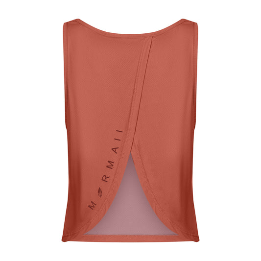 REGATA FEMININA CROPPED BEACH SPORTS MORMAII 2776B TERRACOTA