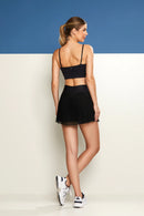 Saia Hook Plissada em Tuli